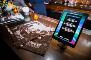The scene at the WWD Shutterstock Samsung party.
