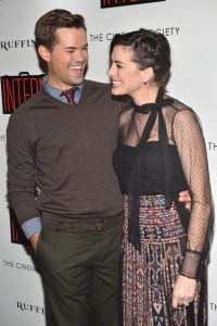 Andrew Rannells and Anne Hathaway