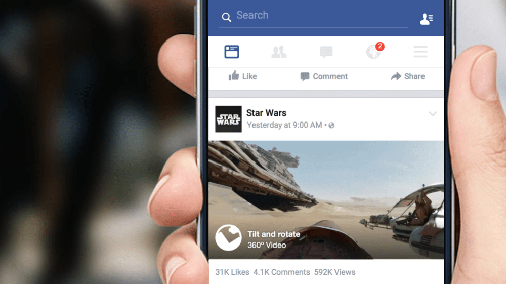 Facebook launches 360-degree video