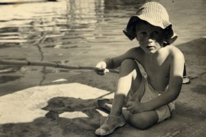 Matthew Spender at Portofino in 1949.