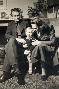 The Spender family in the 1950's.