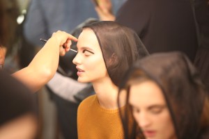 Backstage at Fendi RTW Spring 2016
