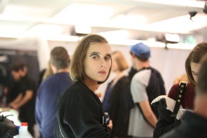 Backstage at Fendi RTW Spring 2016