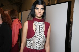 Backstage at Fendi RTW Spring 2016