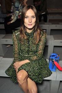 Ana Girardot Fendi Spring 2016 Front Row