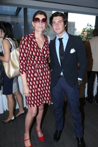 Martine Assouline and her son Alexandre
