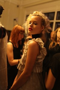 Backstage at Giles Spring 2016
