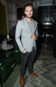 Tom Bateman Giorgio Armani London Fashion Week Party 2015