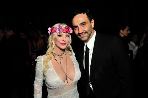 Ilona Staller at the Givenchy party in Milan