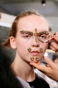 Backstage at Givenchy RTW Spring 2016
