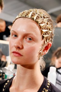 Backstage at Givenchy RTW Spring 2016