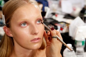 Backstage at Givenchy RTW Spring 2016