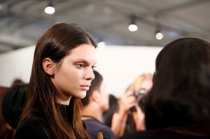 Backstage at Givenchy RTW Spring 2016