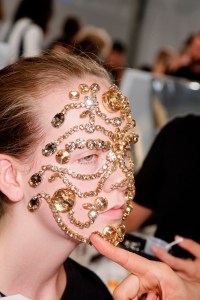 Backstage at Givenchy RTW Spring 2016