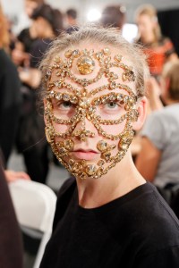 Backstage at Givenchy RTW Spring 2016