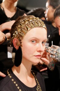 Backstage at Givenchy RTW Spring 2016