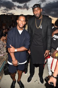 Victor Cruz and Amar'e Stoudemire