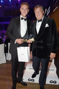 Stuart Broad and Stephen Fry