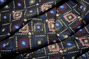 Aztec patterned jacquard from Arasan Tekstil.