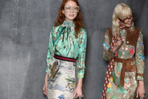 Backstage at Gucci RTW Spring 20