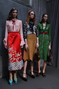 Backstage at Gucci RTW Spring 20