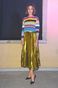 Alexa Chung 2015 Gucci Dinner Honoring Alessandro Michele