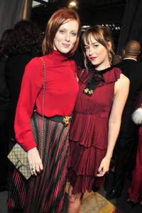 Karen Elson and Dakota Johnson Spring 2016 Front Row