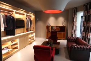 the Isaia store in New York