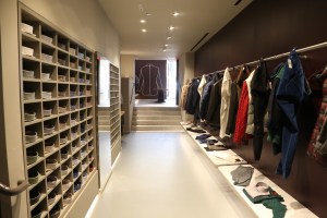 the Isaia store in New York