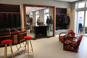 the Isaia store in New York