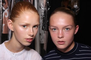 Backstage at JW Anderson Spring 2016