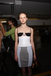 Backstage at JW Anderson Spring 2016