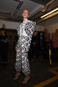 Backstage at JW Anderson Spring 2016