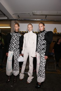Backstage at JW Anderson Spring 2016