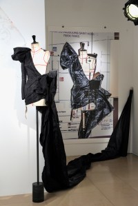 A view of the Lanvin exhibit at Maison Européenne de la Photographie in Paris.