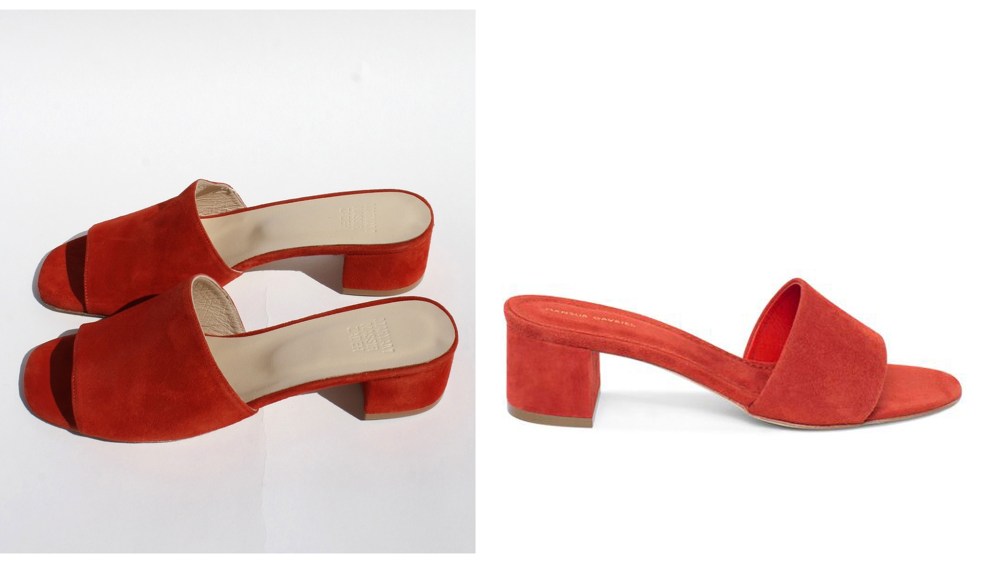 Mansur Gavriel's Shoe Line Stir Complaint