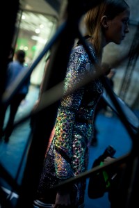 Backstage at Mary Kantrantzou Spring 2016