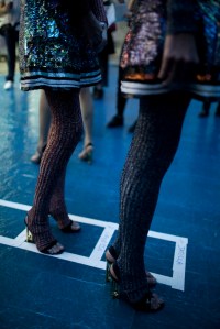 Backstage at Mary Kantrantzou Spring 2016
