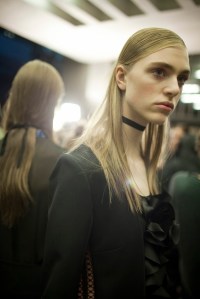 Backstage at Mary Kantrantzou Spring 2016