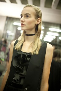 Backstage at Mary Kantrantzou Spring 2016