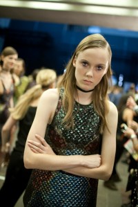 Backstage at Mary Kantrantzou Spring 2016