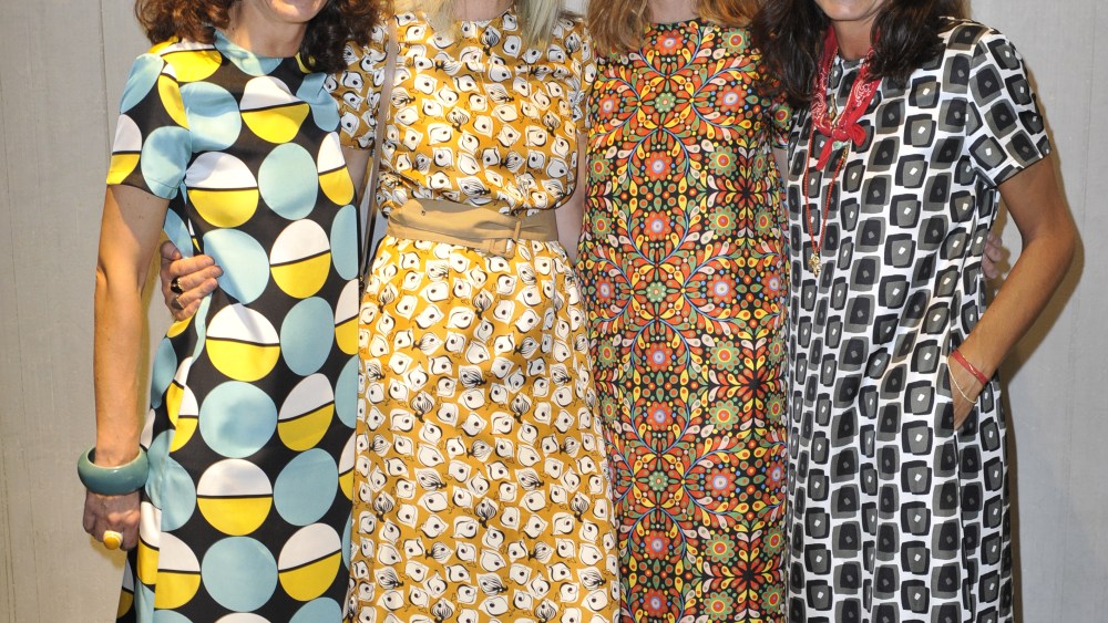 Lucia Mantero, Ruth Chapman, J.J. Martin and Viviana Volpicella MatchesFashion Milan Fashion Week Party 2015