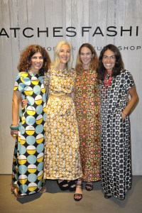 Lucia Mantero, Ruth Chapman, J.J. Martin and Viviana Volpicella MatchesFashion Milan Fashion Week Party 2015