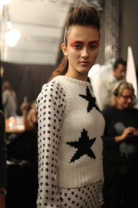Backstage at Max Mara Spring 2016