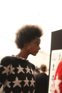 Backstage at Max Mara Spring 2016