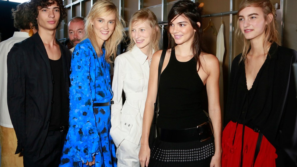Backstage at Michael Kors RTW Spring 2016