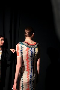 Backstage at Missoni Spring 2016