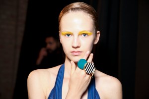 Backstage at Missoni Spring 2016