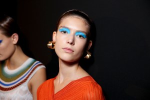 Backstage at Missoni Spring 2016