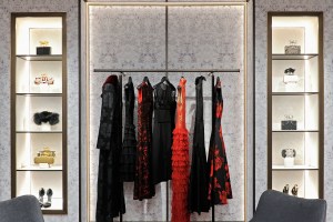 Inside the Mcqueen Paris flagship.